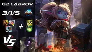 G2 Esports Labrov SUPPORT Poppy vs Alistar - EU Challenger Patch 25.S2.7