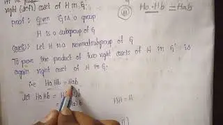 Theorem -3 in Normal subgroups ,degree 3rd sem, for all universities