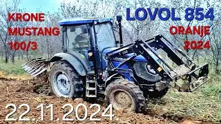 Oranje sa NOVIM Lovol 854 i Krone Mustang 100/3 Plowing