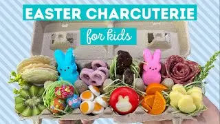 Easter Egg Charcuterie Carton for Kids