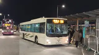 [特見][車手]嶼巴猛獅NL273(MN33)NG4675@B4 大橋香港口岸-機場(客運大樓)(循環線)+巴士離站片段