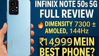 Infinix Note 50s 5G 🔥 Full Review | Dimensity 6100+, AMOLED, 120Hz | ₹14,999 Mein Best Phone?