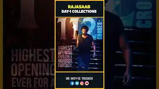 Rajasaab Day-1 Collections 🥵🔥 | Prabhas | Malvika Mohanan | Maruthi | Thaman S | BR MOVIE TRENDS