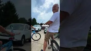 I BATTLED Gramps For BIKES... 🤭🤣 #shorts