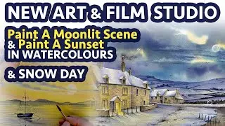 New Art & Film Studio + Paint A Moonlit Night In Watercolours 