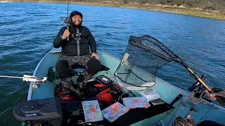 Do NOT use this technique to CATCH TROUT on this lake