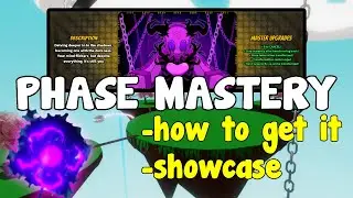 HOW TO GET PHASE MASTERY & SHOWCASE IN SLAP BATTLES