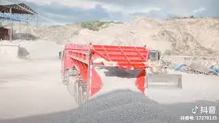 Belt dump walking floor demonstration VS End dump