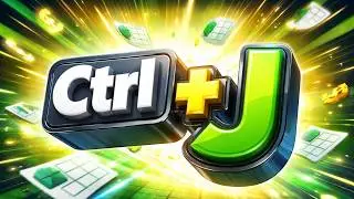 Excel’s Hidden Ctrl + J Trick (Almost Nobody Knows This)