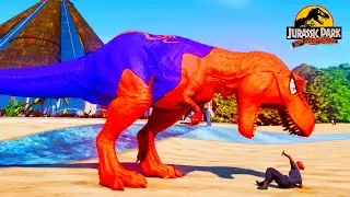 🔴 AMAZING Jurassic World Battle: T-Rex, Stegosaurus, Indominus Rex, Indoraptor & More!