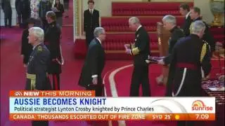 Election strategist Lynton Crosby knighted