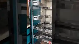 Glass Pantry Modular kitchen Extra storage containers & Food