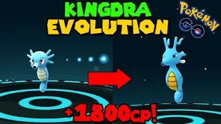 Evolving HORSEA to KINGDRA (Pokemon Go GEN 2 Evolution)