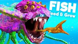Улучшение *НОВОГО* СКАТА-МУТАНТА в Feed & Grow Fish!