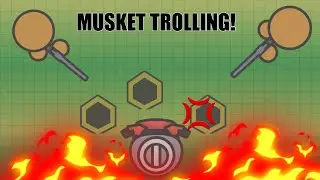 Moomoo.io - TROLLING WITH THE MUSKET OP! - [Eliminate Hackers!]