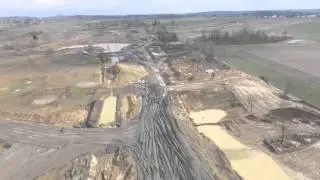 STEREA GOLF STERREBEEK UNDER CONSTRUCTION : 2016-03-06 (filmed with DJi PHANTOM 3 drone)