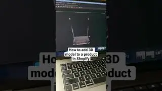 How to add 3D model to a product in Shopify #shopify #ecommerce #onlinestore #dropshipping