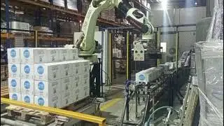 KAWASAKI Palletizer for 10Kg Carton Boxes
