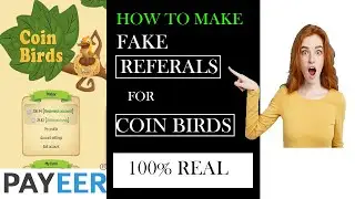 HOW TO MAKE FAKE REFERRALS FOR COIN BIRDS | 100% REAL | EARN RUBBLE