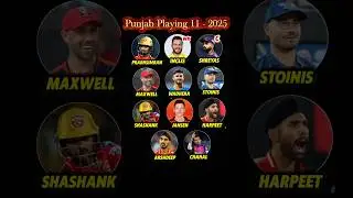 Punjab Best Playing 11 For IPL 2025🔥