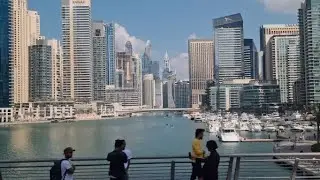 Dubai Public Transport: City Centre Deira Shopping Mall to Dubai Marina by metro & tram ride