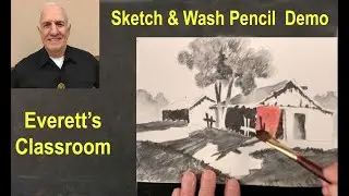 Sketch & Wash Pencil Demo