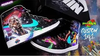 NEVER Done a Portrait Like This... MJ Galaxy Jordan 1s 🔥
