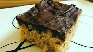 How to Make Peanut Butter Marshmallow Rice Krispie Squares with chocolate topping!