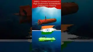 DRDO Successfully High Endurance Autonomous Underwater Vehicle. #shortvideo #currentaffairs