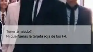 tarjeta roja los F4😈