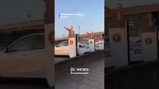 Viral image of Elon Musk &lsquo;charging up&rsquo; at Tesla Centre in Tottenham