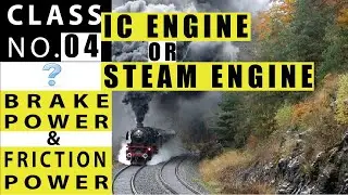 how to find the friction losses/friction power and brake horse power of a steam engine | ic engine