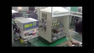 Automatic soldering machines. For transformer, relay & step motors
