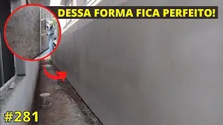 #281- Como rebocar um muro | Passo a passo