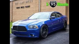Dodge Charger RT 2012 года с наддувом Whipple на трассе I-95 Muscle