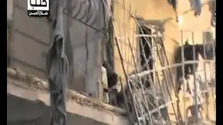 +18 Aleppo Massacre حلب صلاح الدين - آثار القصف الوحشي 1-8-2012