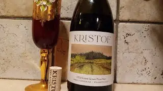 Kristof 2022 Estate Grown Pinot Noir 1st Release.