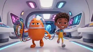Among Us Orange Crewmate Dropped Wires in the Reactor | Kids Songs & Nursery Rhymes