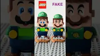 LEGO Luigi | Original vs Copie China | LEGO vs FAKE #luigi #legoluigi #luigismansion #fakelego