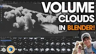Easy Clouds in Blender with REAL CLOUD!