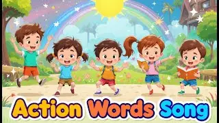 Let&rsquo;s Move and Learn!  Action Words Song for Kids