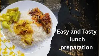 ഉള്ളത് വെച്ച് അടിപൊളി രുചിയിൽ ഉച്ചയൂണ്😋. എന്റെ തട്ടിക്കൂട്ട് lunch preparation ✨