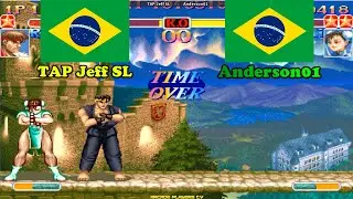超级街霸2X ➤ TAP Jeff SL (Brazil) vs Anderson01 (Brazil) Super Street Fighter 2 Turbo