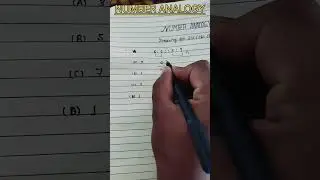 NUMBER ANALOGY REASONING FOR SSC AND SBI CLERK#minivlog #mathstricks #10thclass #education #