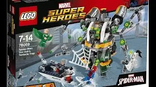 lego marvel super heroes человек паук ловушка доктора осминога (76059)
