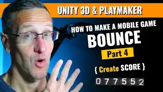 Создание мобильной игры с отскоком с помощью Unity 3D и Playmaker - добавление очков в игру