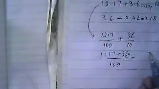 calculatons in decimals, Quantitative for PUCIT, Entry Test BS MSc, Computer Science