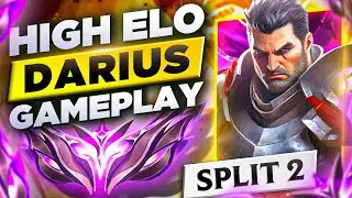 S13 High Elo Darius Gameplay #6 - Season 13 Split 2 SoloQue - Split 2 Darius Builds&Runes