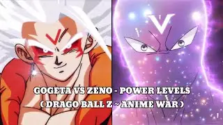 Gogeta vs Zeno Power Levels
