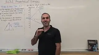 3.1/3.2 Свойства треугольников (10 класс, академический уровень, MPM2D)